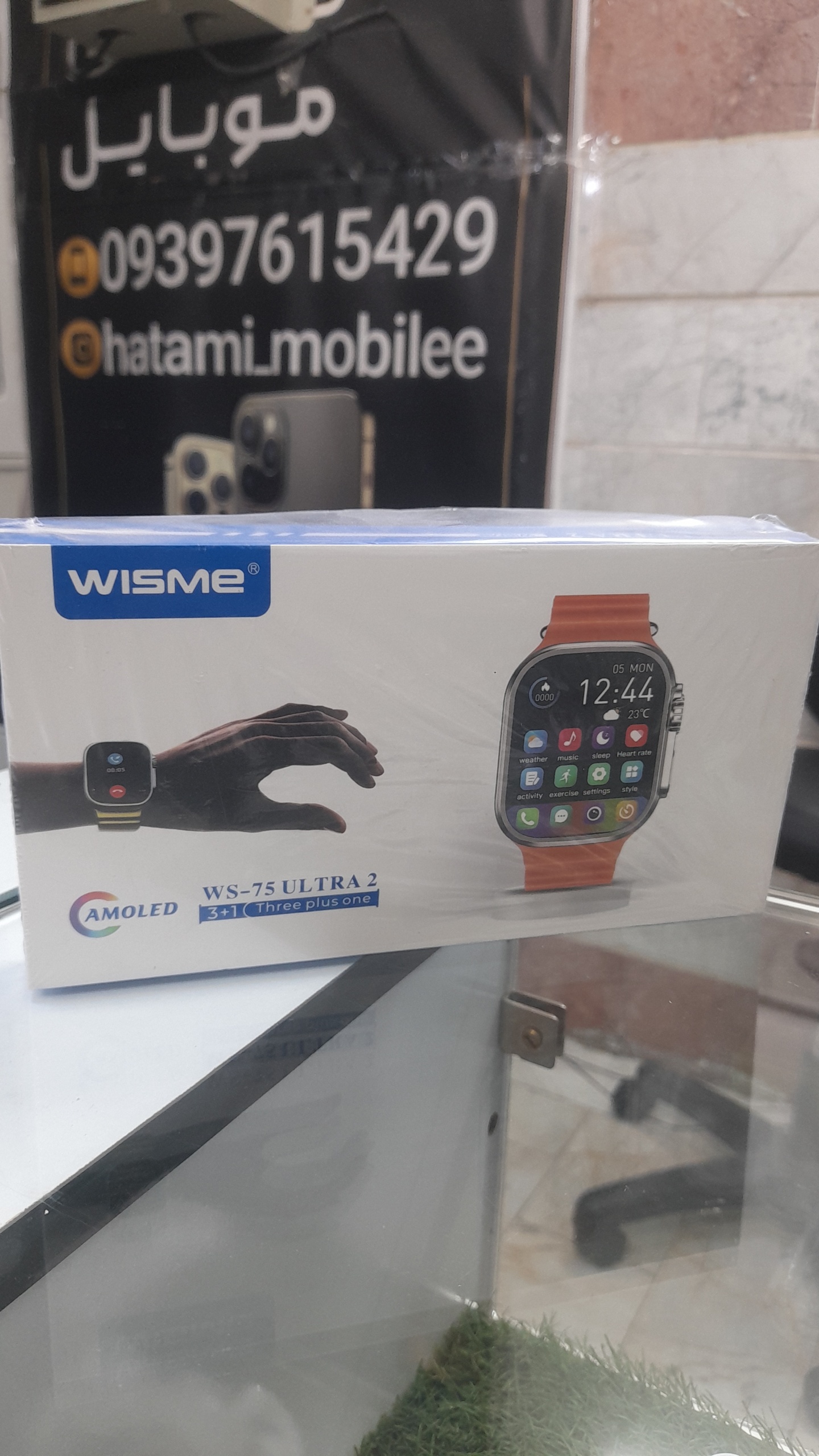 ساعت هوشمند ویسمی مدل WS75 Ultra2 با نمایشگر AMOLED